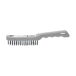 Yato 3 Rows Plastic Handle Steel Wire Brush, YT-6353