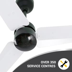 Atomberg Renesa 600 mm Energy Efficient Ceiling Fan With BLDC Motor & Remote (White & Black)