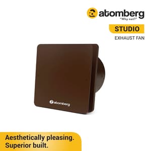 Atomberg Studio 150 mm Exhaust Fan with BLDC Motor (Brown)