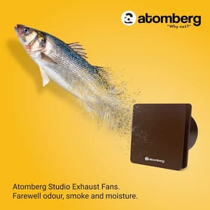 Atomberg Studio 150 mm Exhaust Fan with BLDC Motor (Brown)