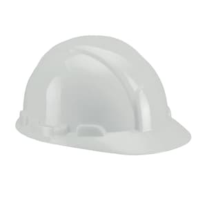 Udyogi Proton 4000 Series Helmet With Textile Suspension & Ratchet Fit Adjustment (White), Proton 4001LRX