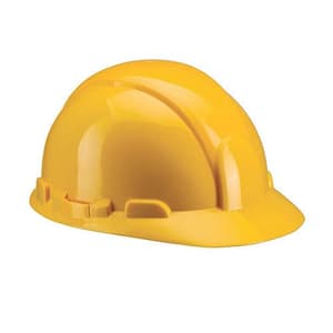 Udyogi Proton 4000 Series Helmet With Textile Suspension & Ratchet Fit Adjustment (Yellow), Proton 4001LRX