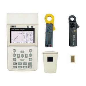 Meco Solar System Analyzer (Photovoltaic I-V Curve Tester) With DC Current Camp, AC Power Clamp, Thermo & Irradiance Meter, 9018BT + Solar15 + Solar21